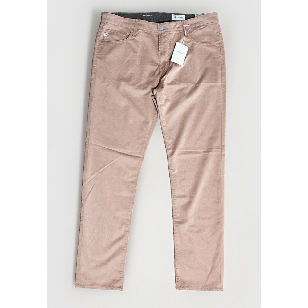 AG Jeans Tellis Modern Slim Denim 38 x 34 Blush Beige Light Wash NWT MSRP $225